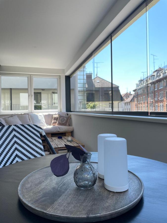 Moderne Stadtwohnung Inkl. Tiefgaragenplatz Bregenz Bagian luar foto